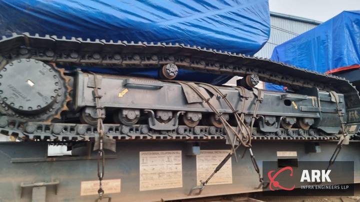Machines covered for transport